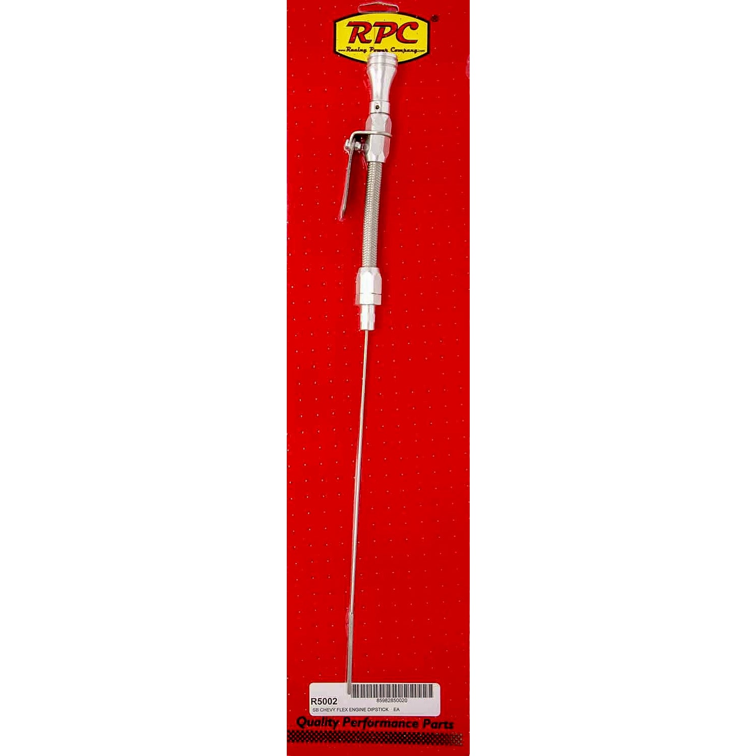 Racing Power Co-Packaged Flexible Engine Dipstick SBC Pre-79