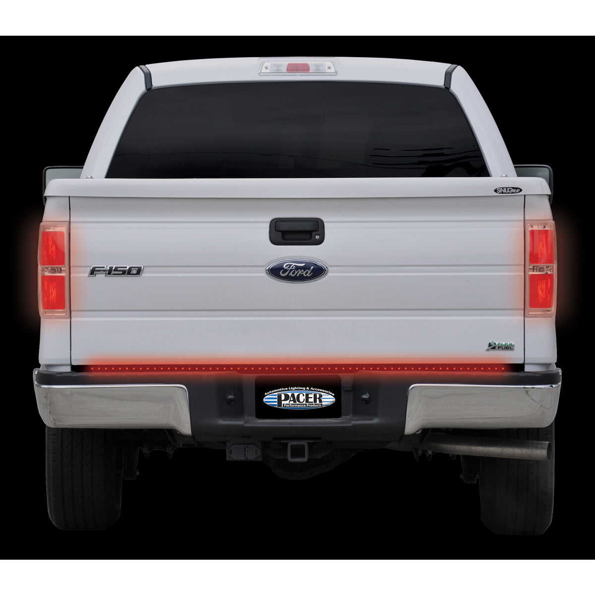 Pacer Performance Outback F5 Tailgate Light Red/Amber LED Running/Brake/Turn Function 60" Length - Adhesive Backing