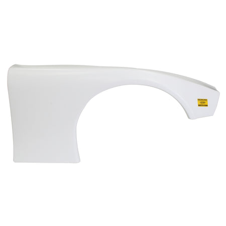 Five Star 2019 Late Model Molded Fender - Molded Plastic - White - Right