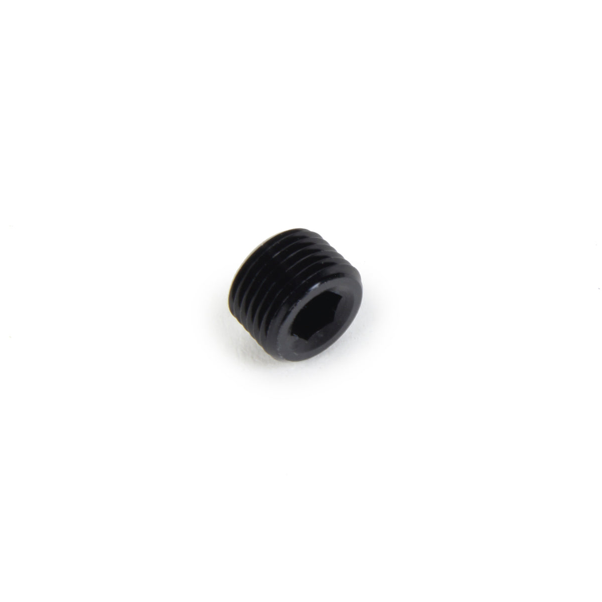 Triple X Race Co. Plug Fitting 1/8" NPT Allen Head Aluminum - Black Anodize