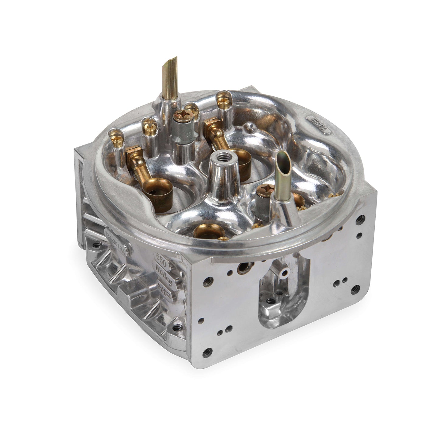 Holley Carburetor Main Body - Converts Standard 4777/76650/76651 Carb to HP - Aluminum - Silver - Holley 650 CFM Carburetors