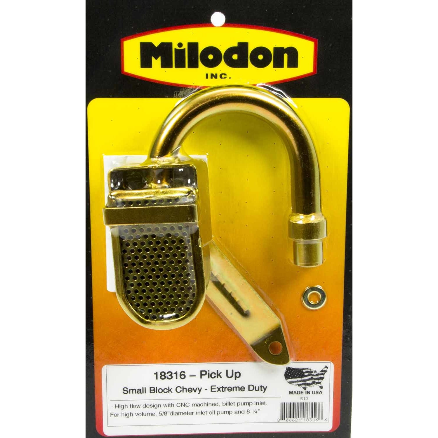 Milodon SB Chevy Extreme Duty Oil Pump Pick-Up