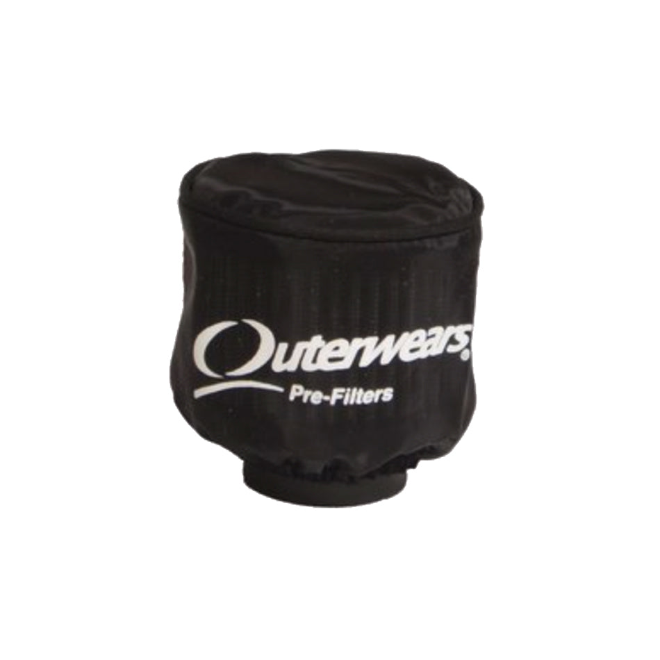 Outerwears Pre-Filter Water Repel Black 3.5" Diameter x 6" Ta