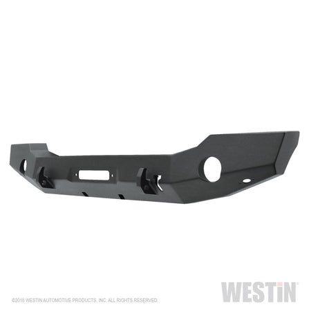 Westin WJ2 Full Width Front Bumper - Steel - Black Powder Coat - Jeep Wrangler JL 2018