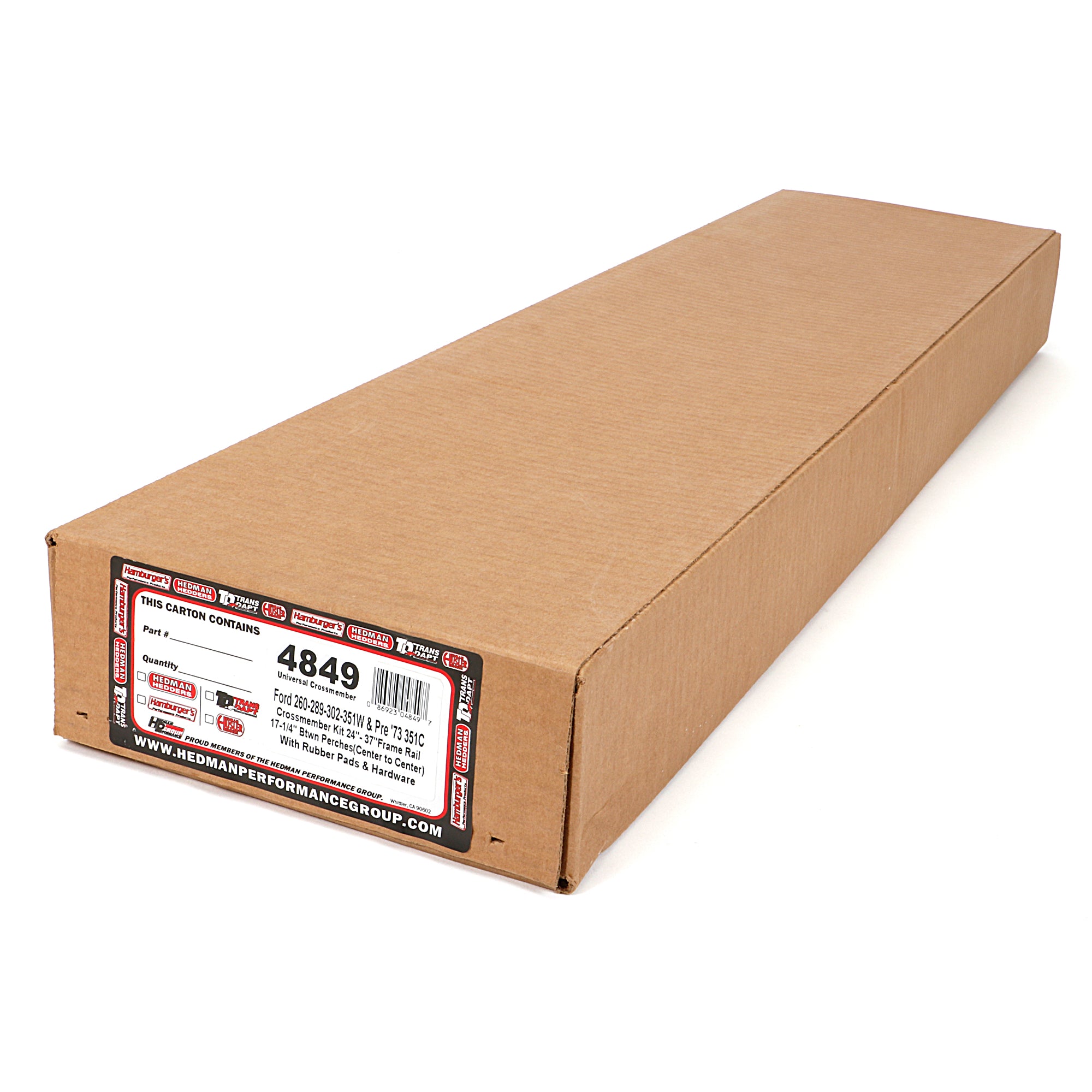 Trans-Dapt Tubular K-Member - Mounting Pads