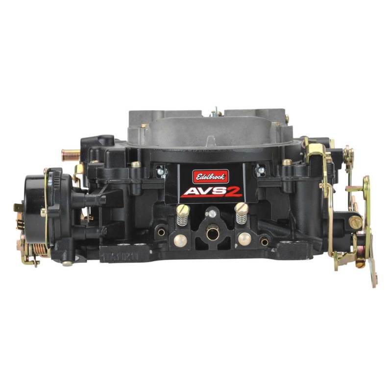 Edelbrock AVS2 650 CFM 4-Barrel Carburetor - Square Bore - Electric Choke - Mechanical Secondary - Dual Inlet - Black