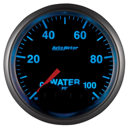 Auto Meter Elite Series Water Pressure Gauge - 2-1/16"