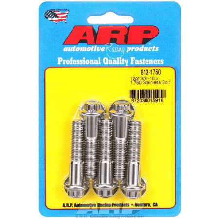 ARP Stainless Steel Bolt Kit - 12 Point (5) 3/8-16 x 1.750