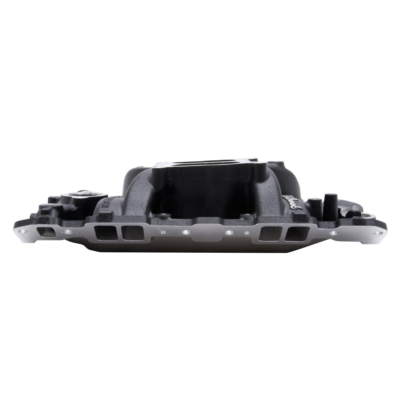 Edelbrock Performer Air-Gap Intake Manifold Spread/Square Bore Dual Plane Aluminum - Black