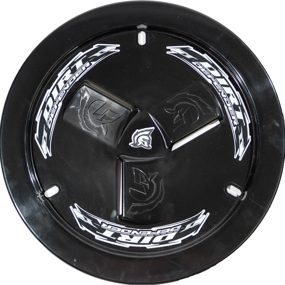 Dirt Defender Racing Products Quick Release Fastener Mud Cover Vented Cover Only Plastic - Black