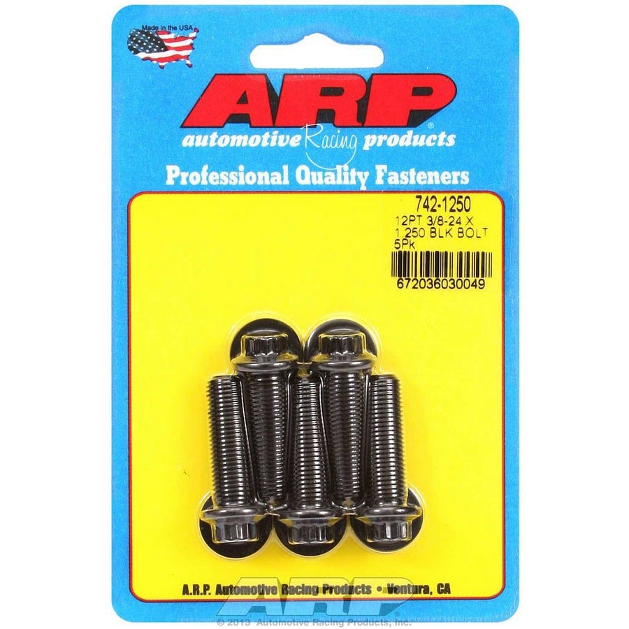 ARP Bolt Kit - 12 Point (5) 3/8-24 x 1.250