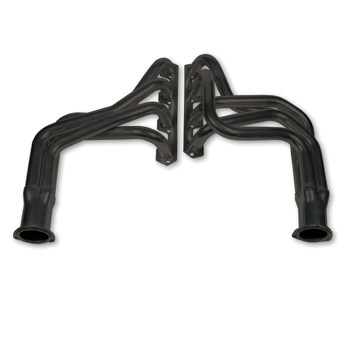Flowtech Long Tube Headers - 1969-79 Ford F100 2WD - 302W - 1.5" - 3" Collector - Black Paint