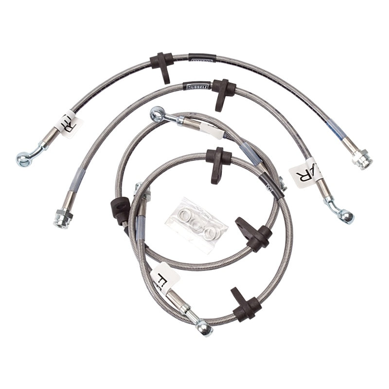 Russell SS Brake Line Kit 92-95 Honda Civic