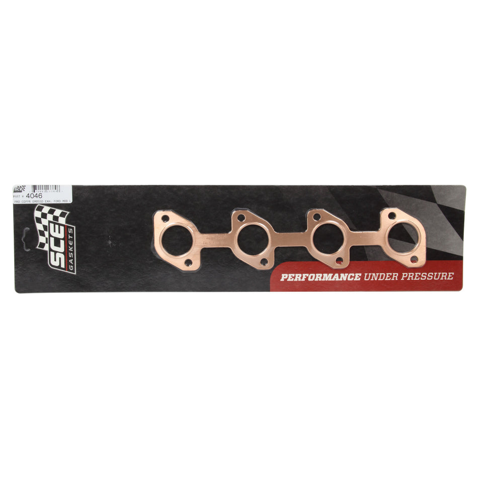 SCE Copper Exhaust Gaskets - Ford Modular 4.6L