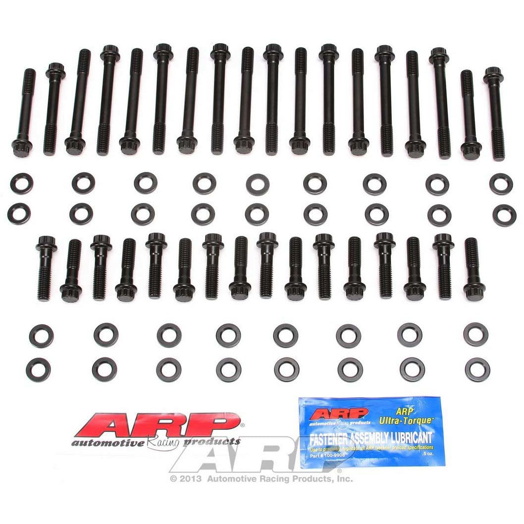ARP Hi-Performance Series Head Bolt Kit - SB Chevy - Cast Iron OEM, Brodix -8, -10, -11, -11XB Heads - 12 Pt. Heads