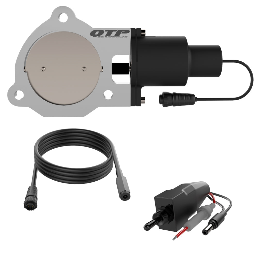 Quick Time Electric Exhaust Cut-Out - Bolt-On