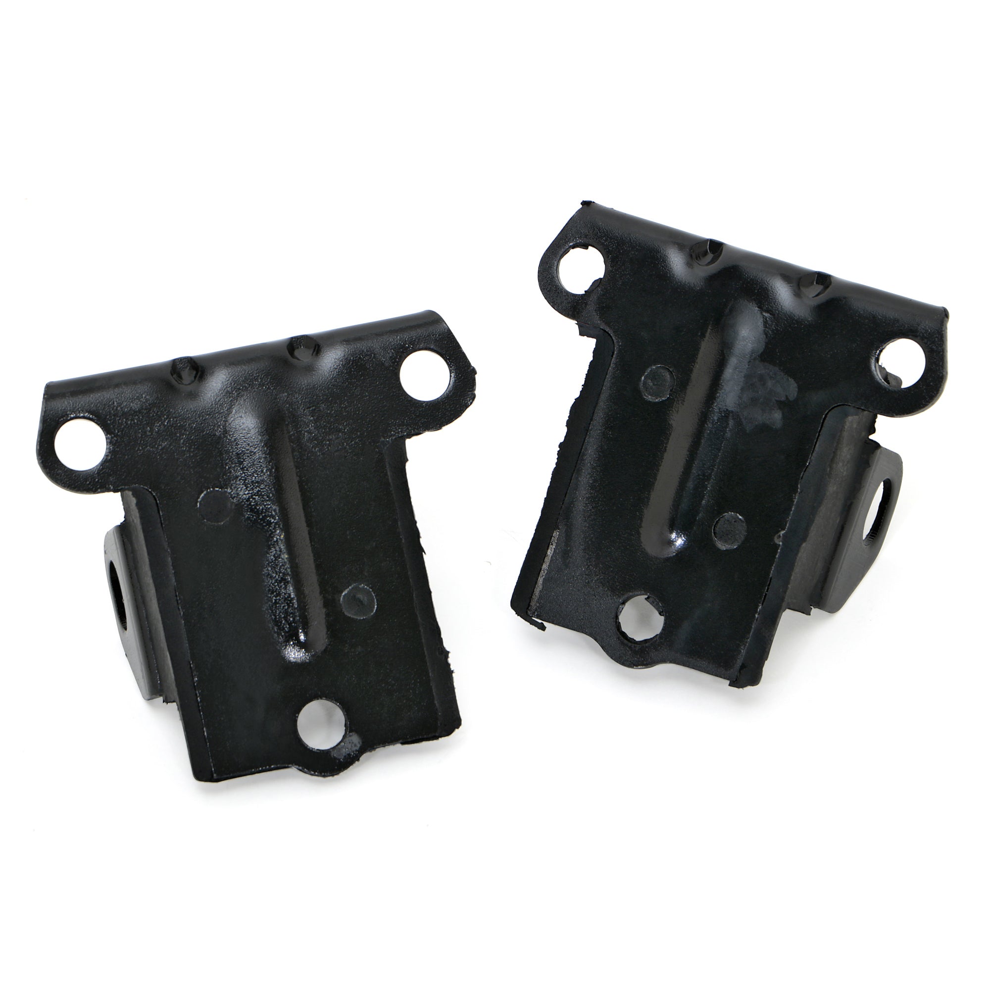 Trans-Dapt Motor Mount - Frame Pad - Bolt-On - Rubber Pads - Chevy V8 - Pair