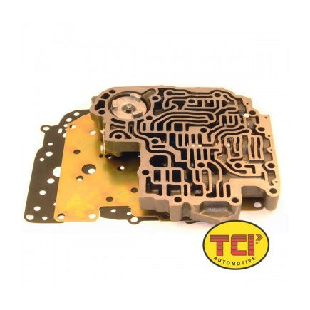 TCI Drag / Circle Track Race Automatic Transmission Valve Body - Manual - Reverse Pattern - Engine Braking - TH350