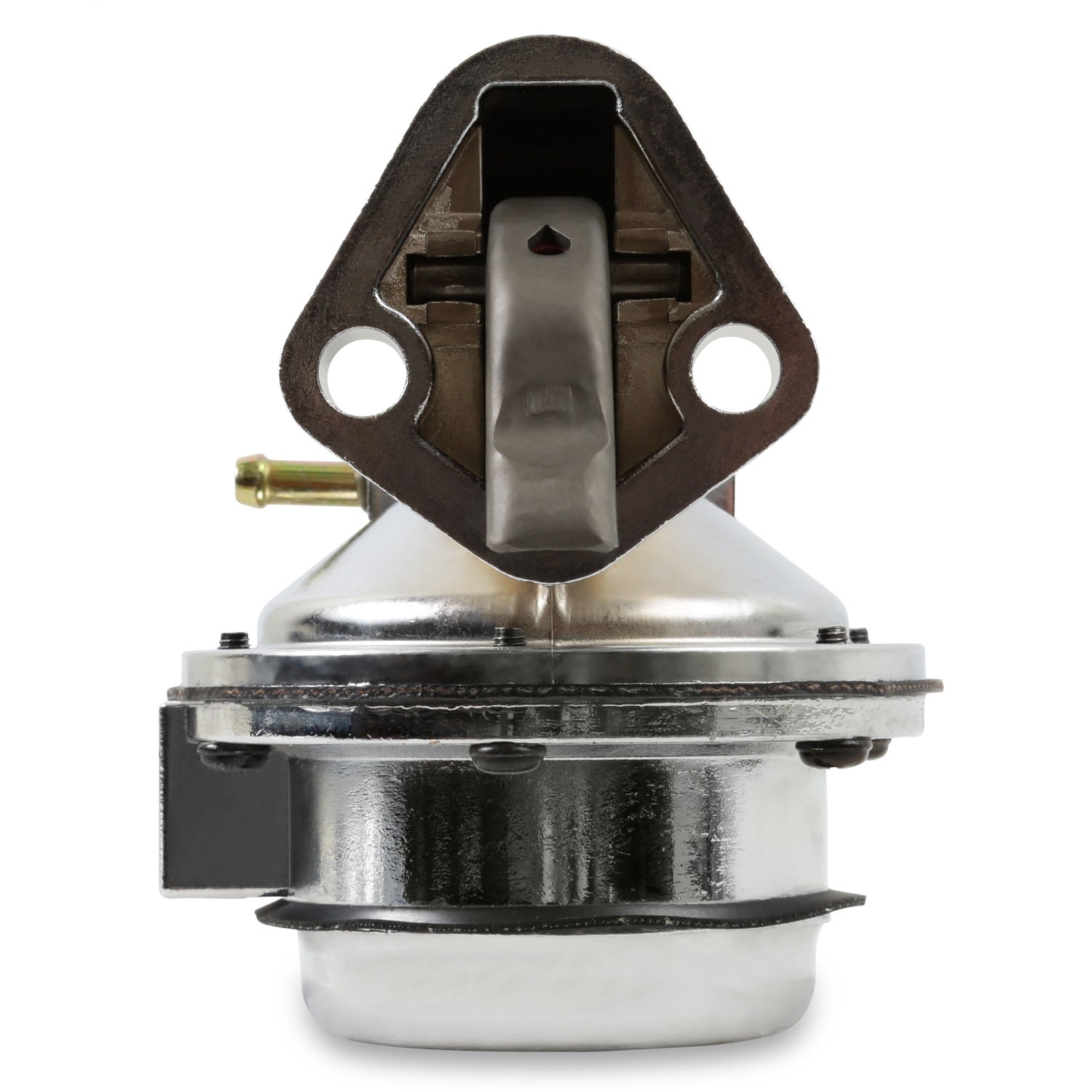 Holley Marine Mechanical Fuel Pump - 110 gph - 6.5-8 psi - 3/8 in NPT Female Inlet / Outlet - Polished - Small Block Chevy