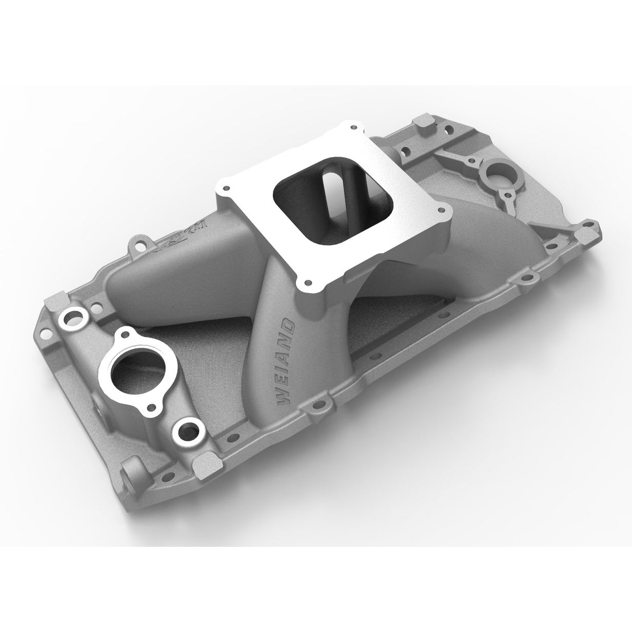 Weiand Track Warrior Square Bore Single Plane Intake Manifold - Oval Port - Big Block Chevy
