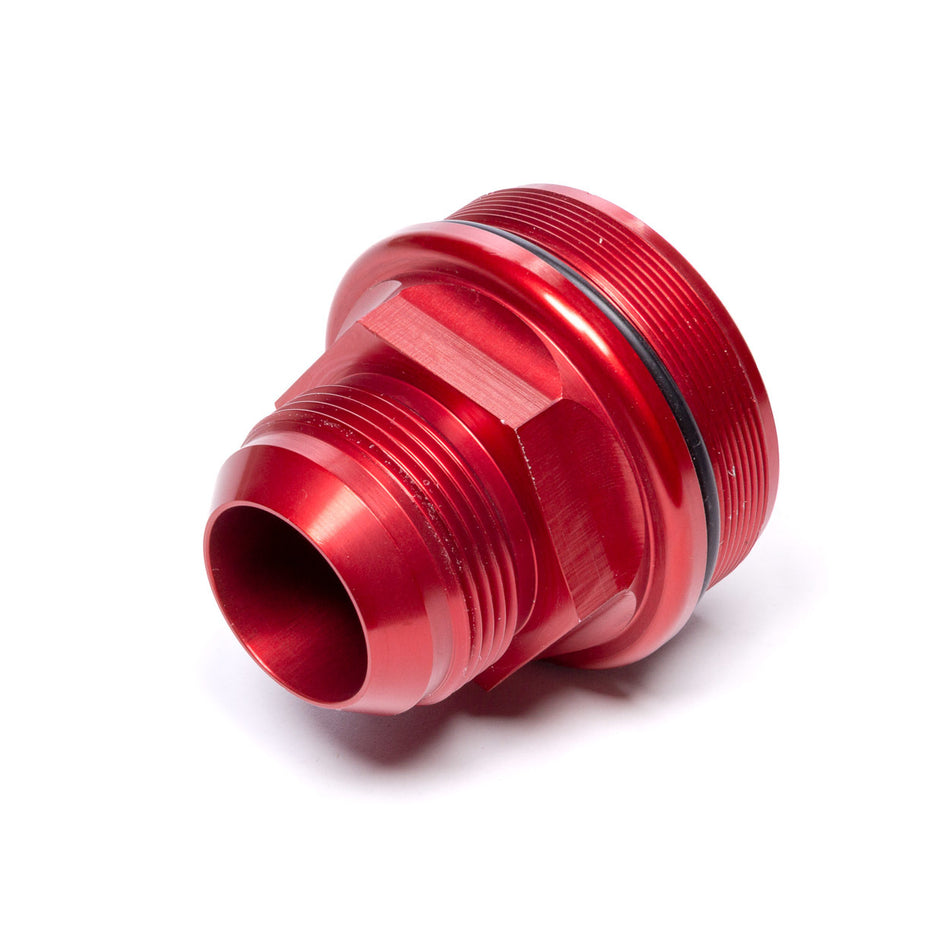 Peterson Fuel Filter End Cap - Outlet - 20 AN Male - Red Anodize - Peterson 400 Series Fuel Filters
