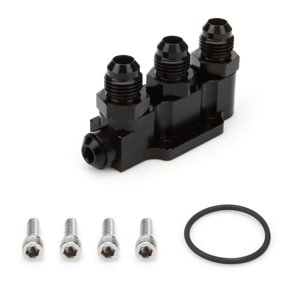 Waterman Manifold Sprint Pump Outlet Manifold - Three 6 AN Male Outlets