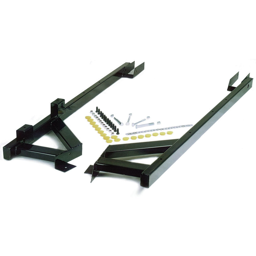 Competition Engineering Bolt-On Subframe Connectors - 2 x 1-1/2 x 0.083 Tubing - Black Powder Coat - GM F-Body 1982-92 C3111