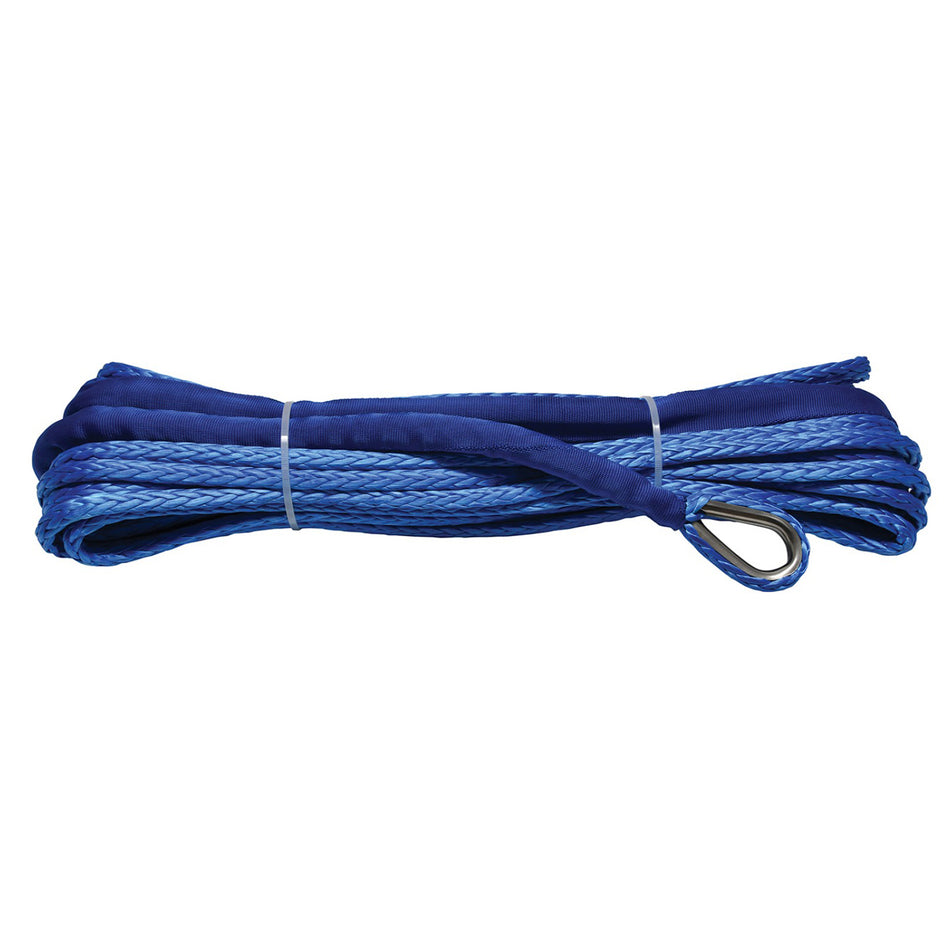 Superwinch Winch Rope - 55 Ft. . Long - Synthetic - Blue - Superwinch S7500