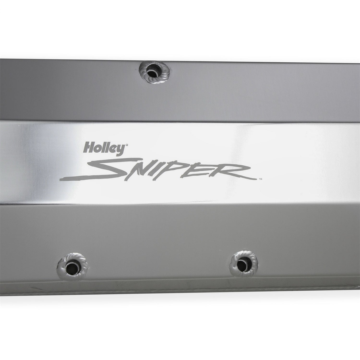 Sniper Fabricated Aluminum Valve Cover - Chevy Big Block - Silver Finish