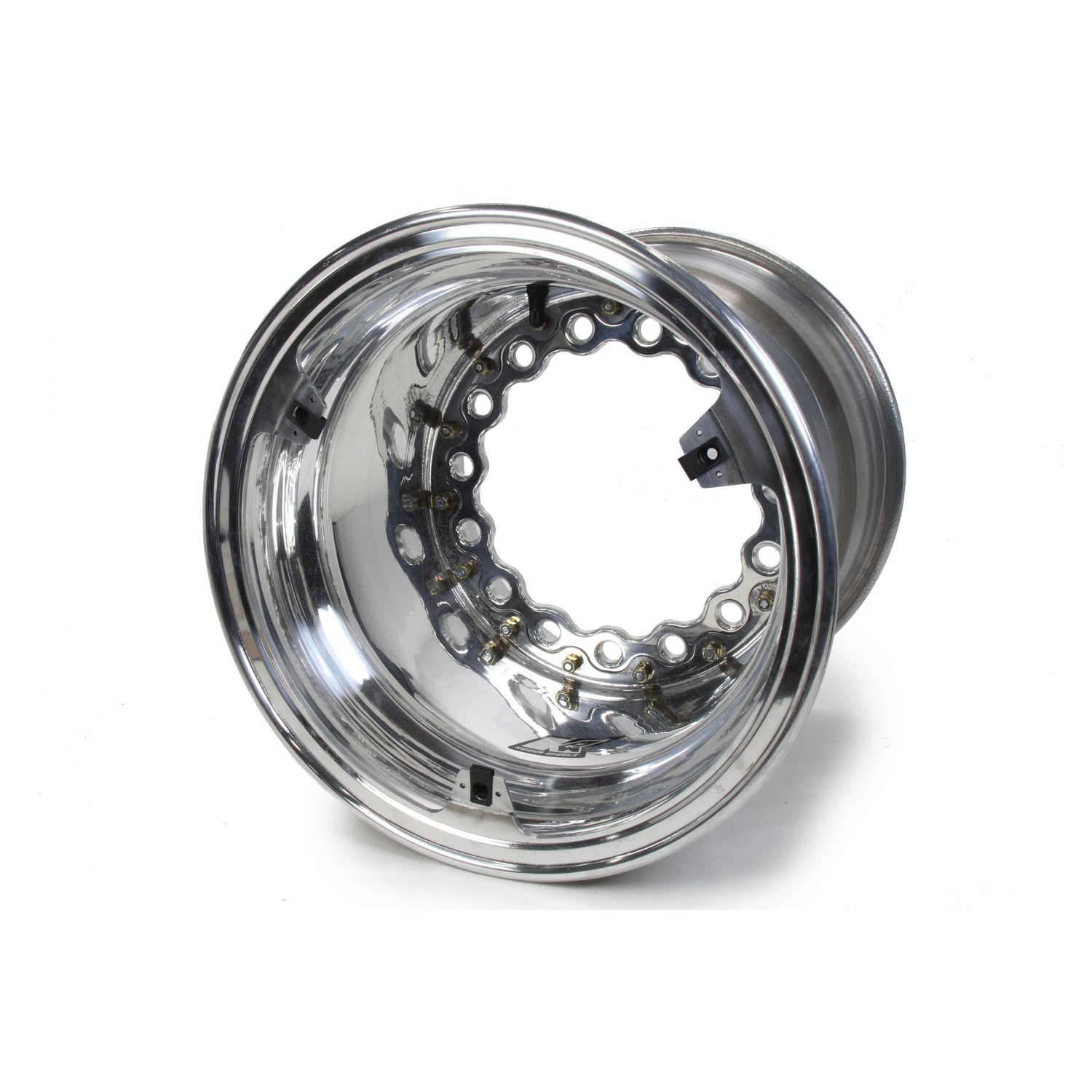 Keizer Matrix Modular 15 x 14 in Wheel - 5.000 in Backspace - Wide 5 Bolt Pattern - Polished W15145PR