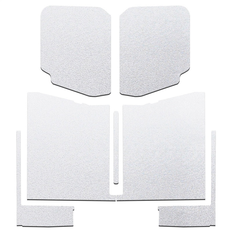 Design Engineering Headliner Sound Barrier Kit - Sound Deadening Headliner - Pre-Cut - Self Adhesive Backing - White - 4 Door
