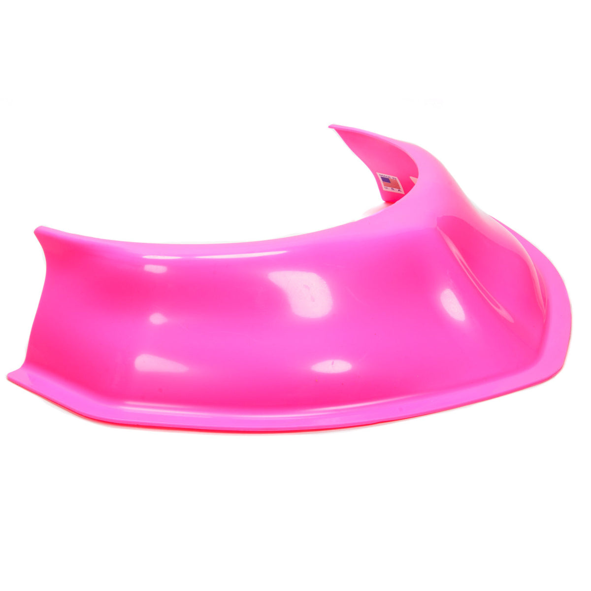 Dirt Defender 3-1/2" Height Hood Scoop 20" Wide Tapered Front Plastic - Fluorescent Pink