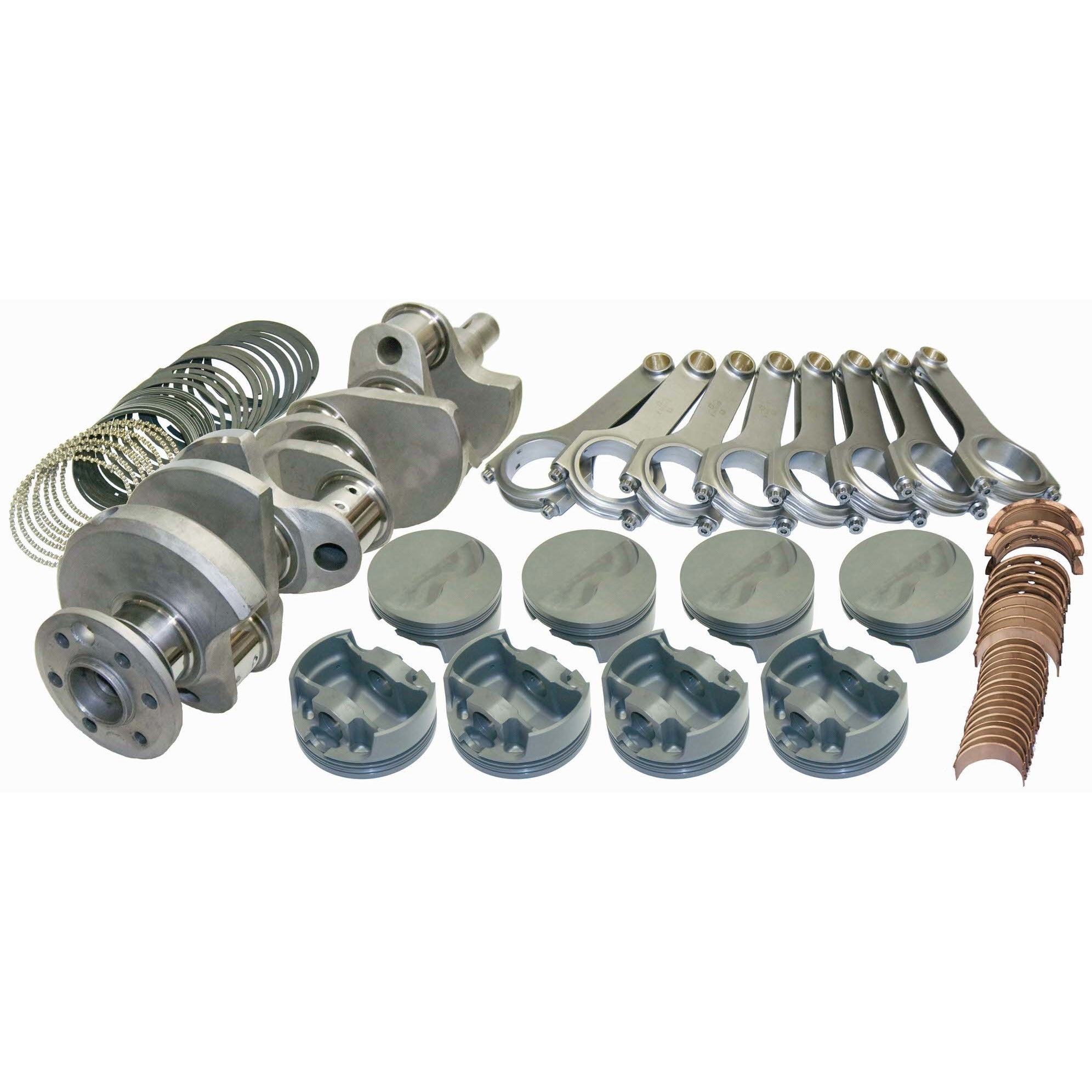 Eagle Rotating Assembly - Forged Crank - 4.150" Stroke - 4.372" Bore - 6.760" H Beam Rods - Mopar B/RB Series