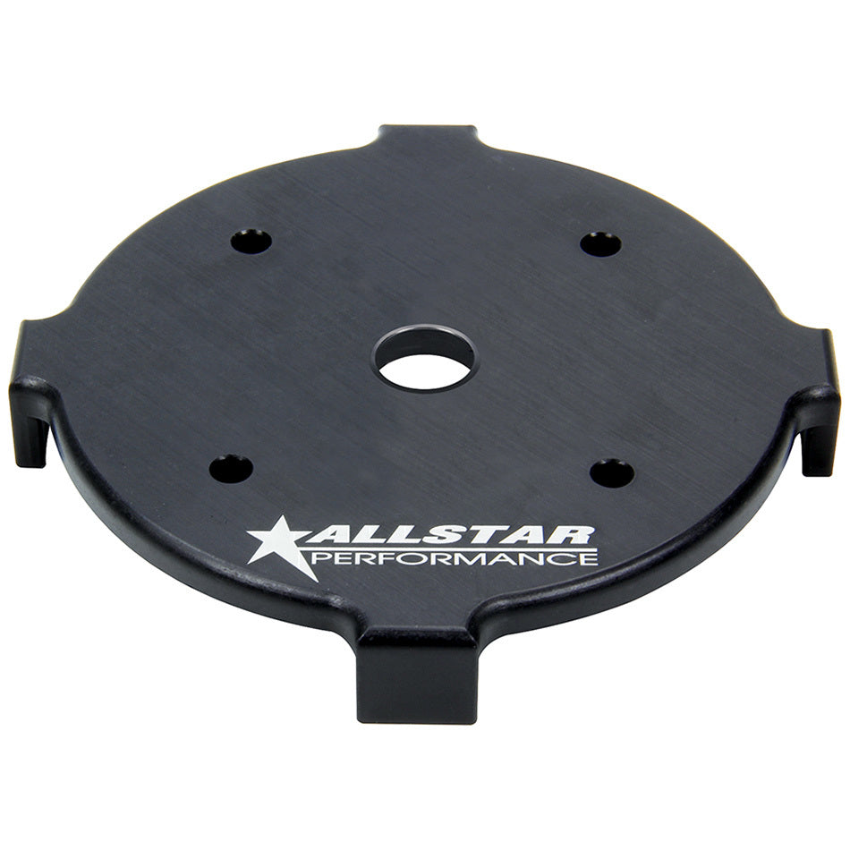 Allstar Performance Lower Spring Cup - Bolt-On - 1/2" Mounting Holes - Aluminum - Black - 5" OD Springs