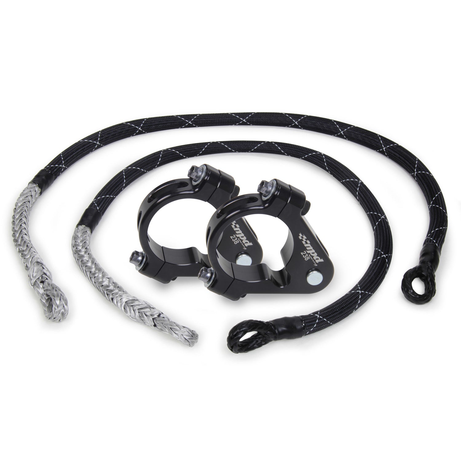 MPD Axle Tether - Aluminum - Black - 2-3/8" Axle Tube