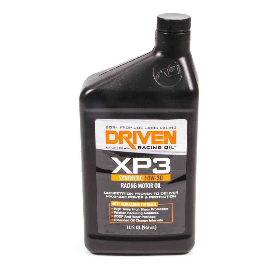 Driven XP3 10W-30 Synthetic Racing Oil - One Quart
