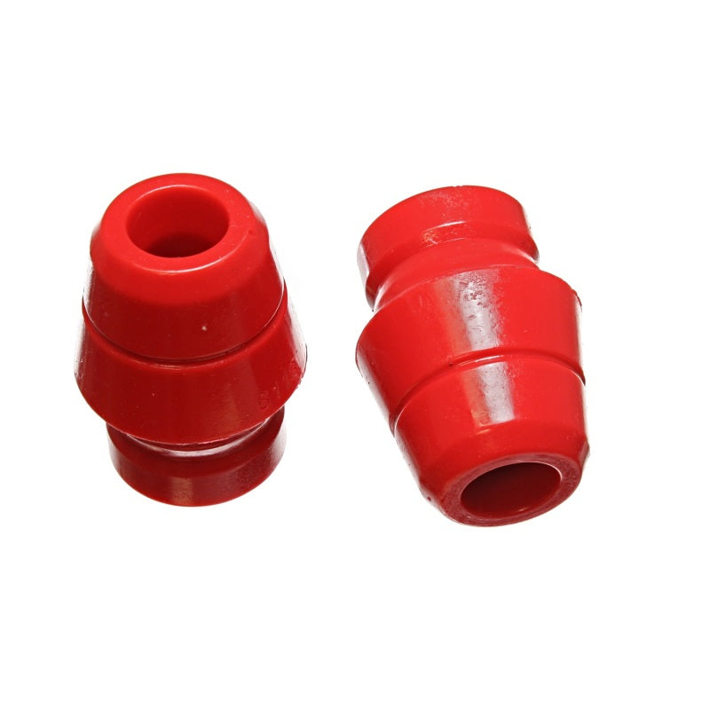 Energy Suspension Hyper-Flex Bump Stop - Front - Polyurethane - Red - Jeep Wrangler TJ 1997-2006 - (Pair)
