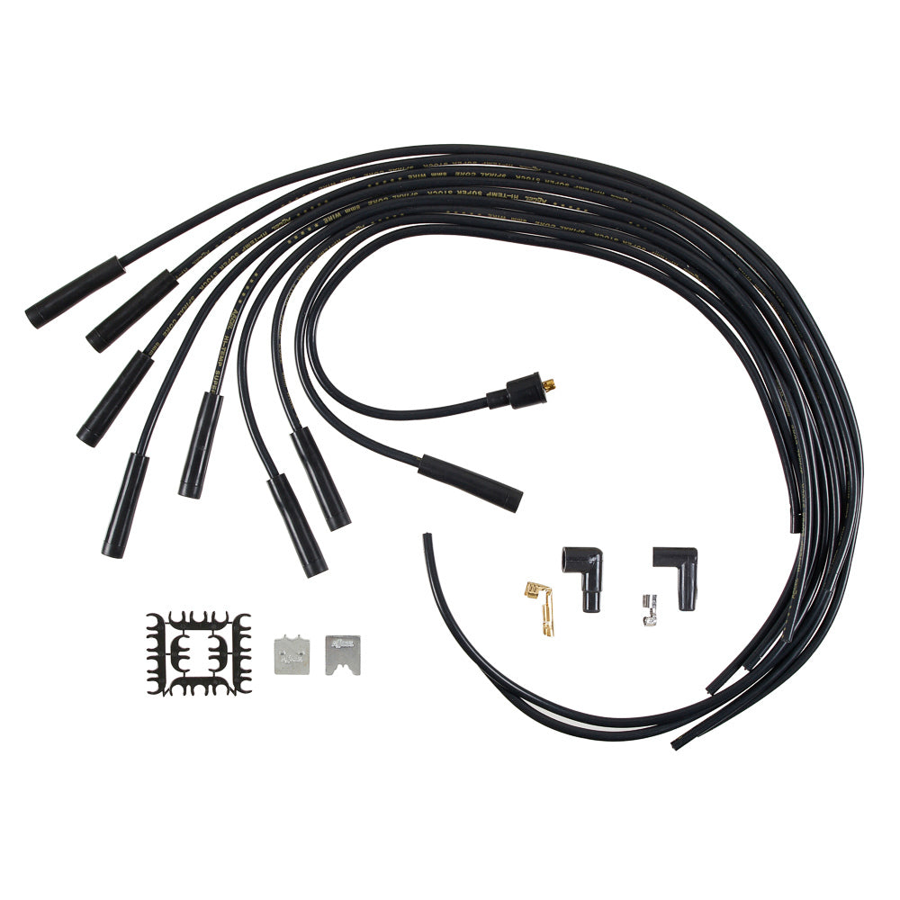 ACCEL Super Stock Spiral Core 8 mm Spark Plug Wire Set - Black