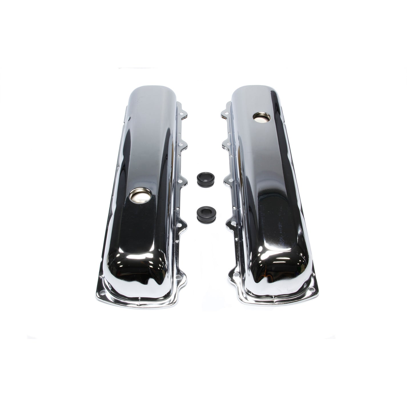 Racing Power Chrome Steel Oldsmobile Short Valve Cover Pair