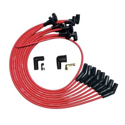 Moroso Ultra Spiral Core 8 mm Spark Plug Wire Set - Red