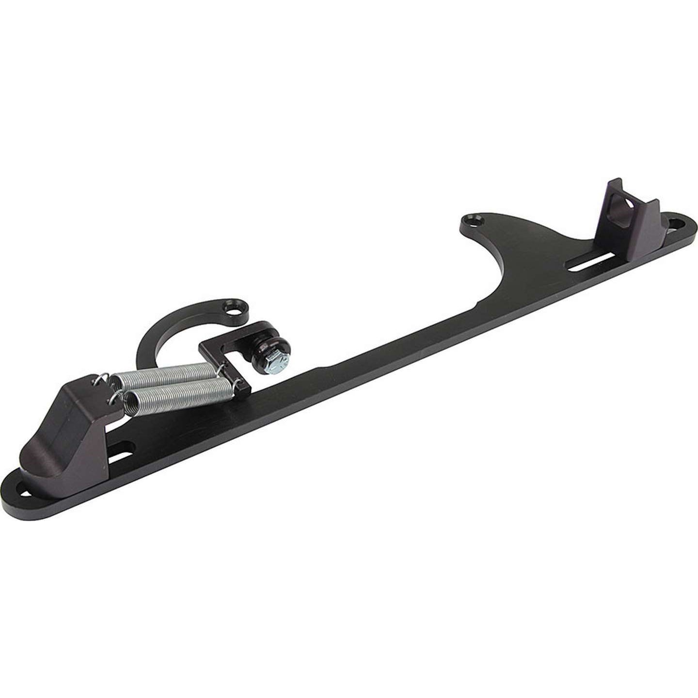 Allstar Performance Throttle Bracket With Spring 4150/Edelbrock, GM Black