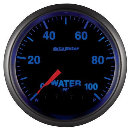 Auto Meter Elite Series Water Pressure Gauge - 2-1/16"