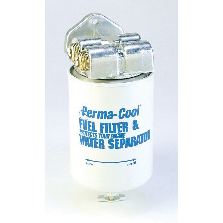 Perma-Cool High Performance Fuel Filter Canister 2 Micron Paper Element - 1/2" NPT Female In/Outlet
