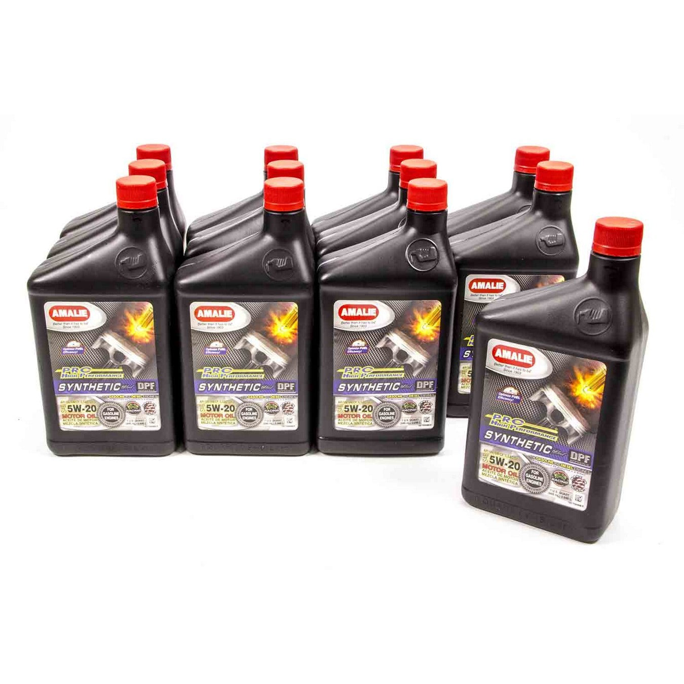 Amalie Pro High Performance Synthetic Blend Motor Oil - 5W-20 - 1 Qt. Bottle (Case of 12)