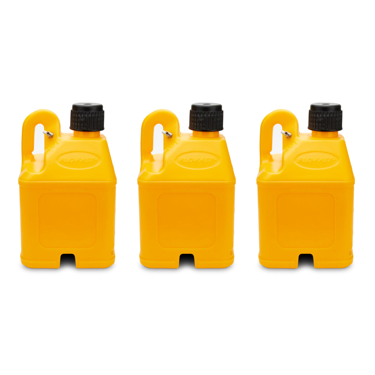 Flo-Fast Stackable Utility Jug - 5 Gallon - Yellow (Set of 3)