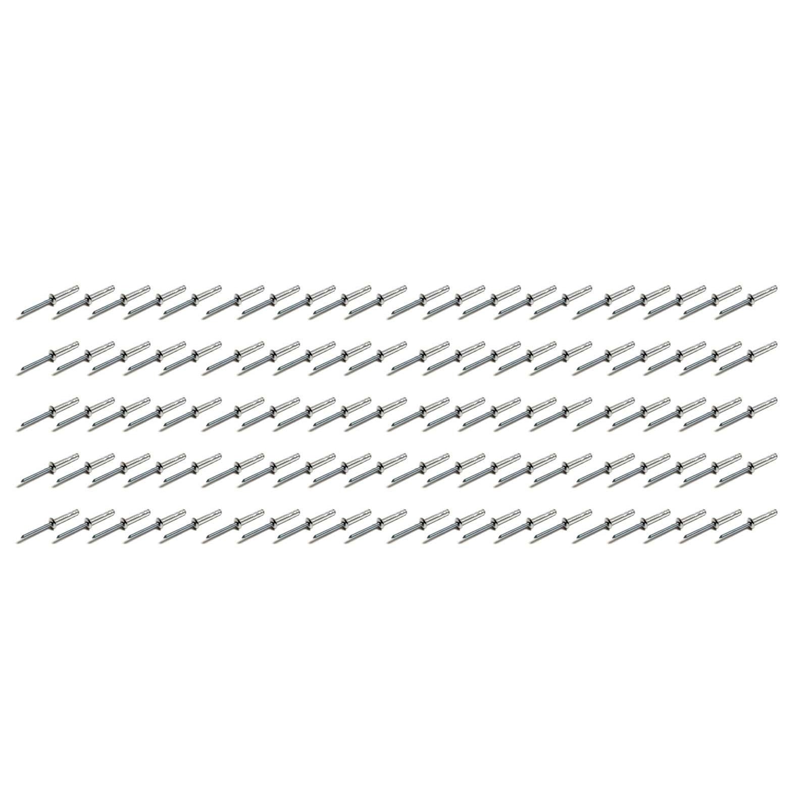 Five Star Avex Rivets: Long Shank - Small Head - 3/16" - (100 Box)