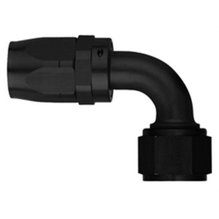 Aeroquip Black Reusable Aluminum -06 AN 90 Swivel Hose End