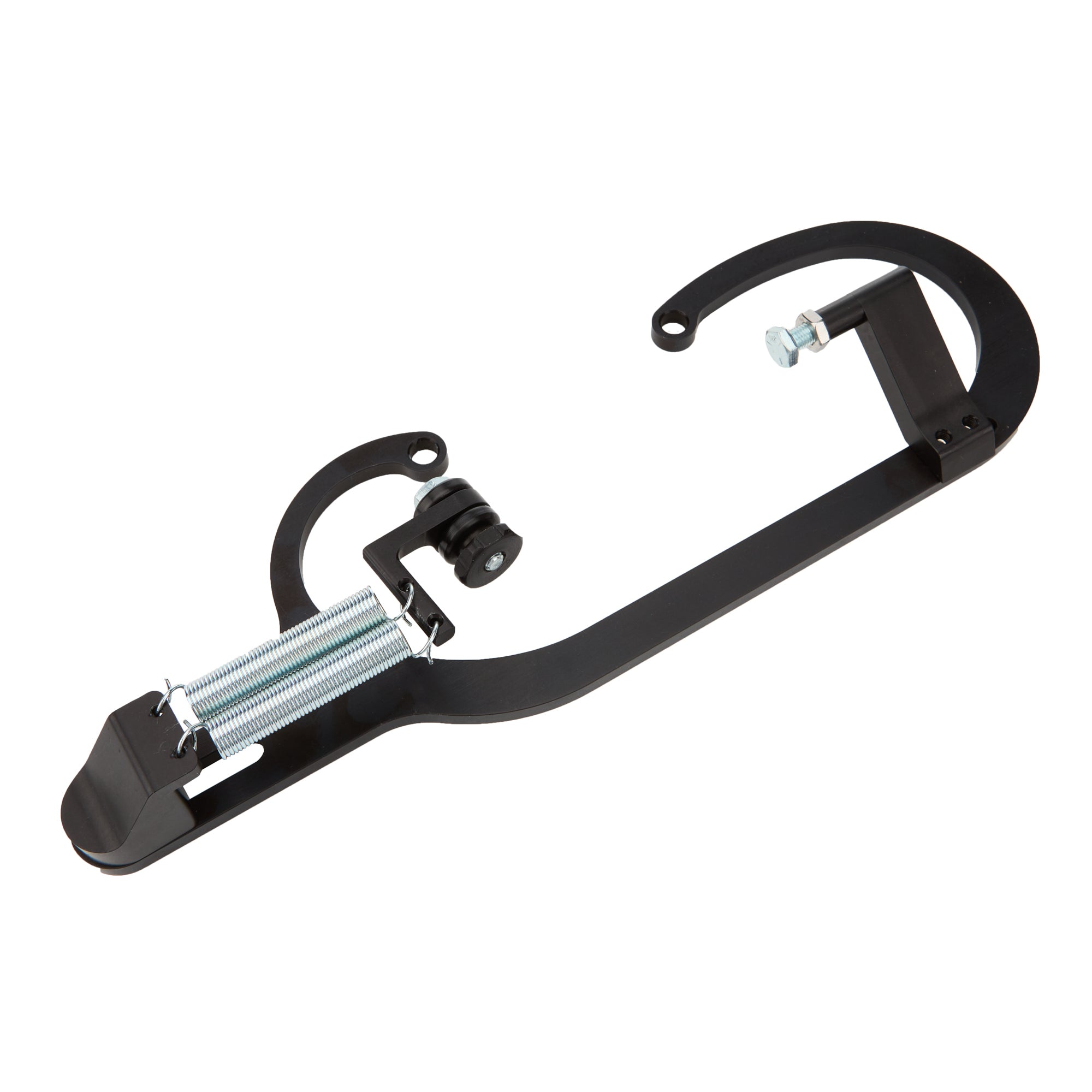 Allstar Performance Throttle Return Spring Bracket With Stop - Black - Holley 4412 2BBL