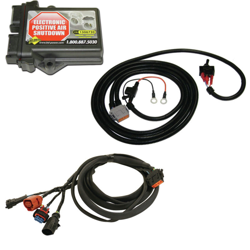 BD Diesel E-PAS Shutoff Valve - Positive Air Shutoff - Wiring Harness - GM Duramax 3.0L 2019-22