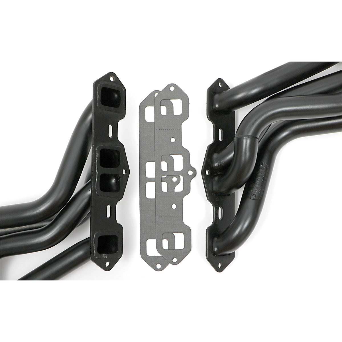 Hedman Hedders Street Headers - 1.75 in Primary - 3 in Collector - Black Paint - Oldsmobile V8 - Cutlass / 442 1968-77 - Pair